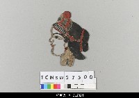 藏品(中國湖北皮影戲偶頭-旦)的圖片